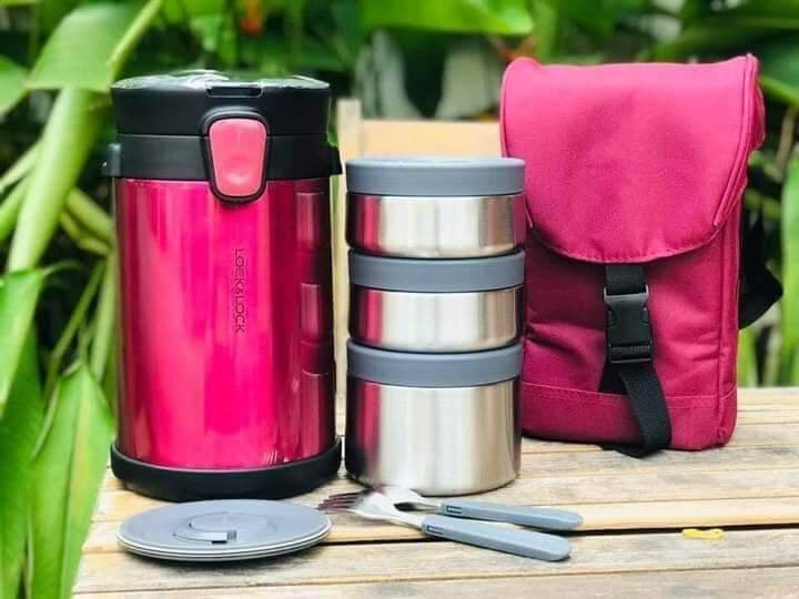 BỘ HỘP CƠM GIỮ NHIỆT EASY TAKE LOCK&LOCK-LHC8034