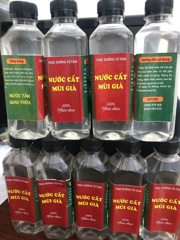 Nước cất mùi già
