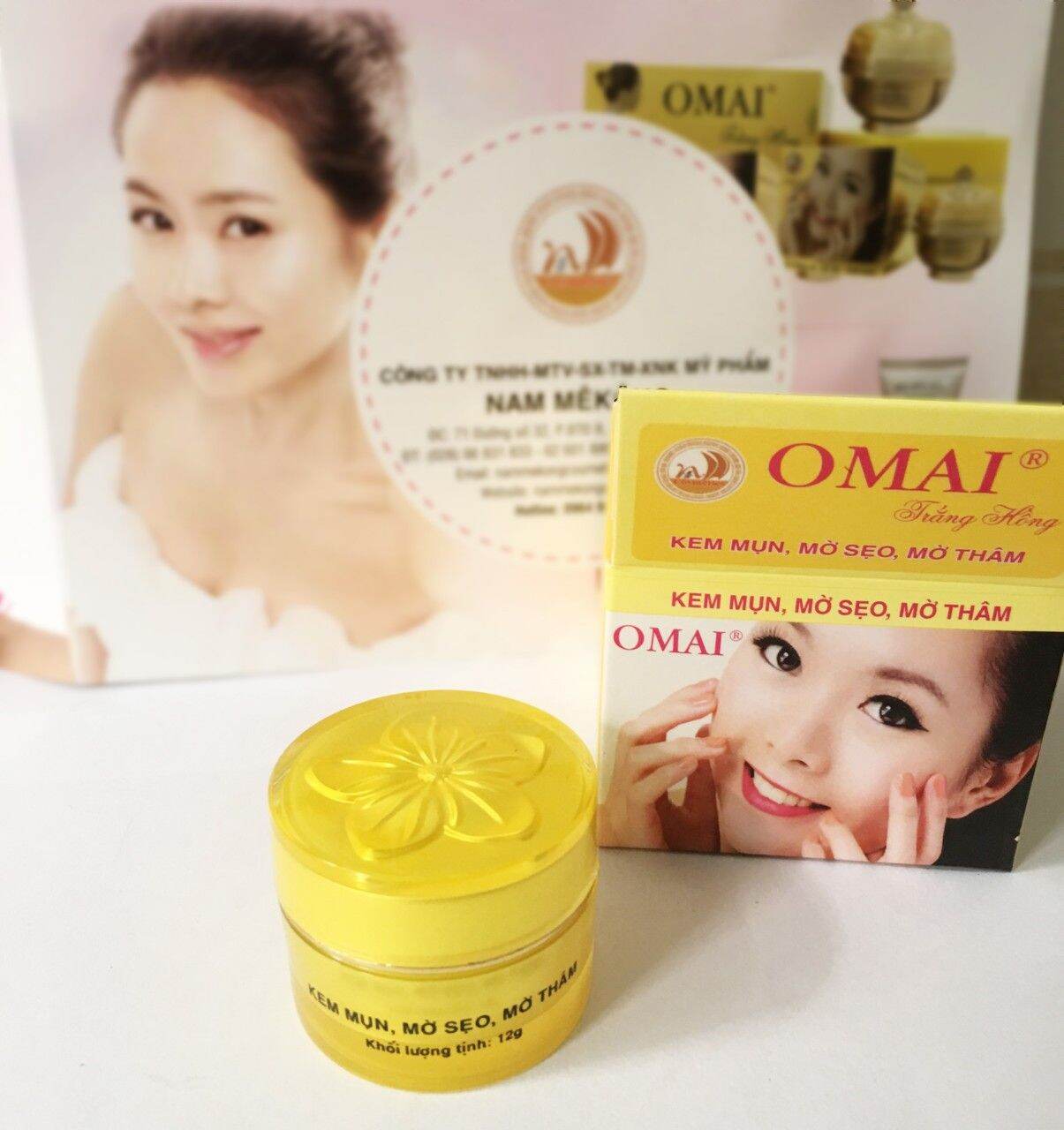 Kem mụn thâm mờ sẹo omai