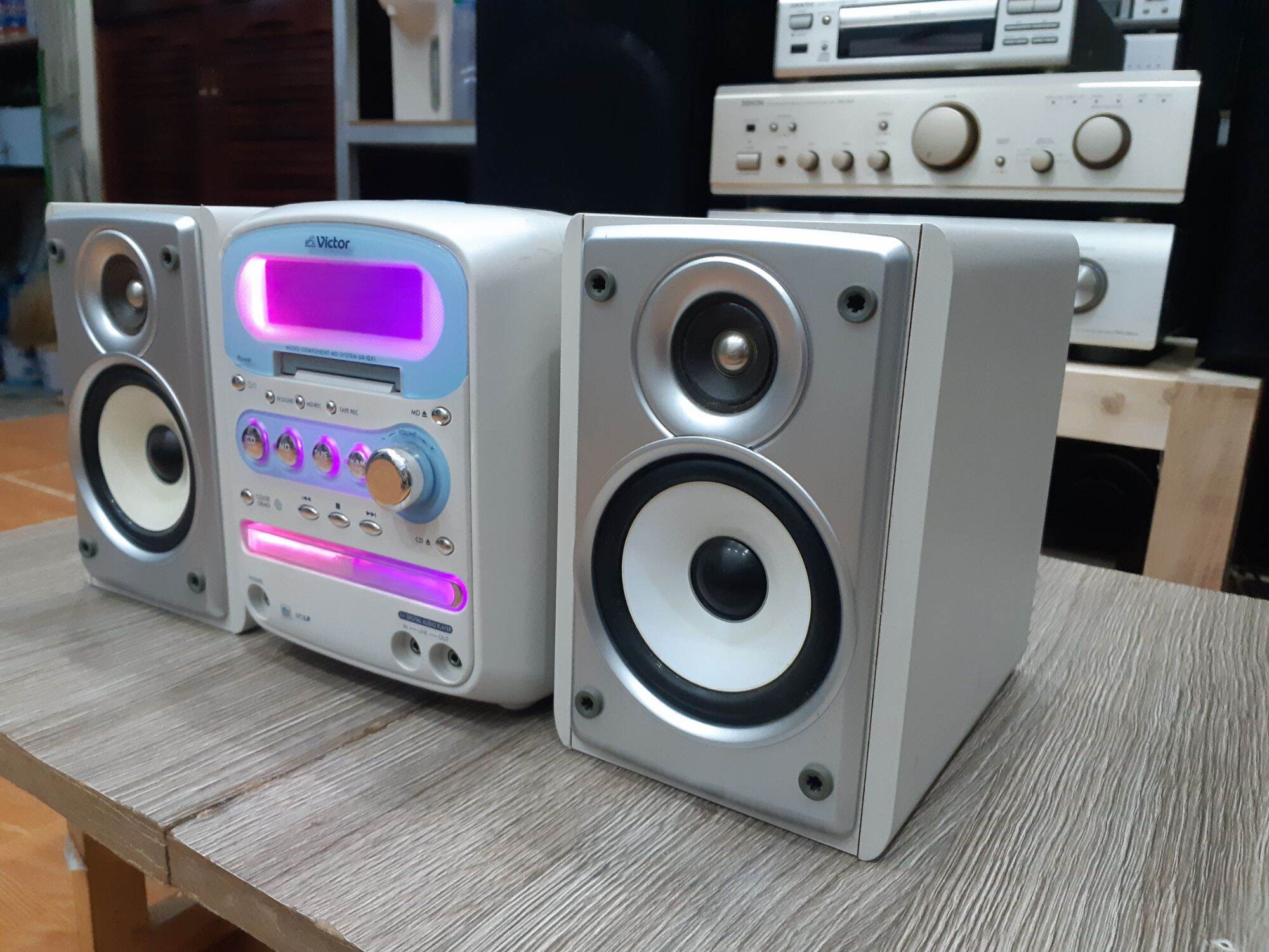 Dàn mini Victor QX1 Nhật bãi nguyên rin