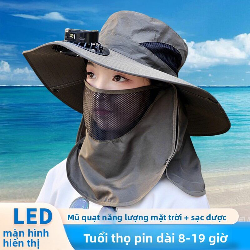 XIQIUMEI | Solar-Powered Fan Hat for Men and Women - Thương hiệu XIQIUMEI Giá 919,000 Đồng*Miễn phí vận chuyển