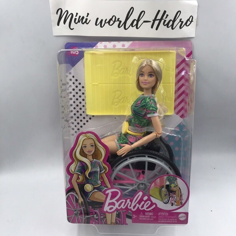 Búp bê Barbie và Ken chính hãng ngồi xe lăn. Barbie Fashionistas
