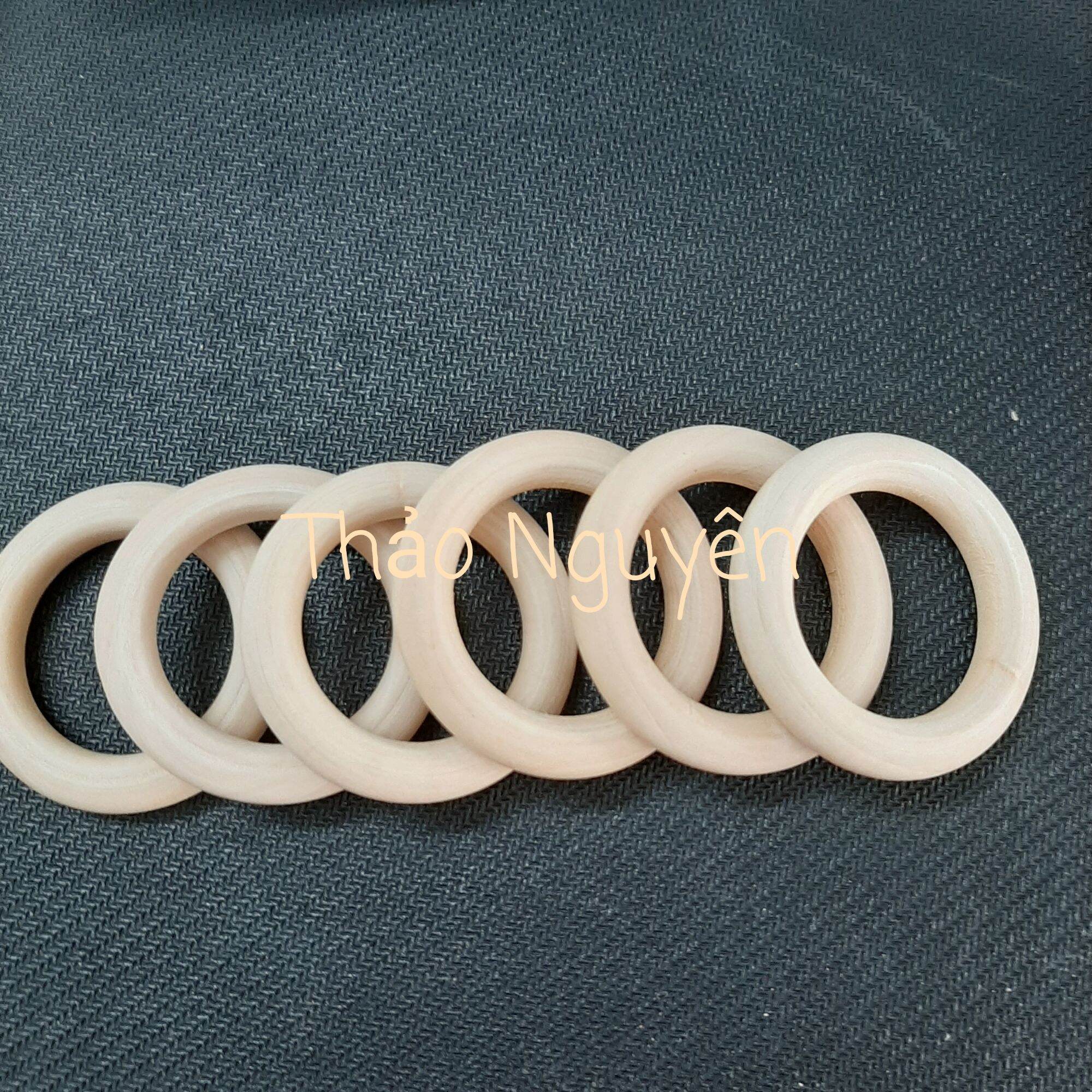 Vòng gỗ làm macrame, nhiều kích thước.
