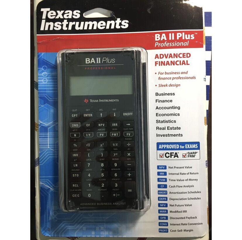 BA II Plus Professional - Máy tính tài chính