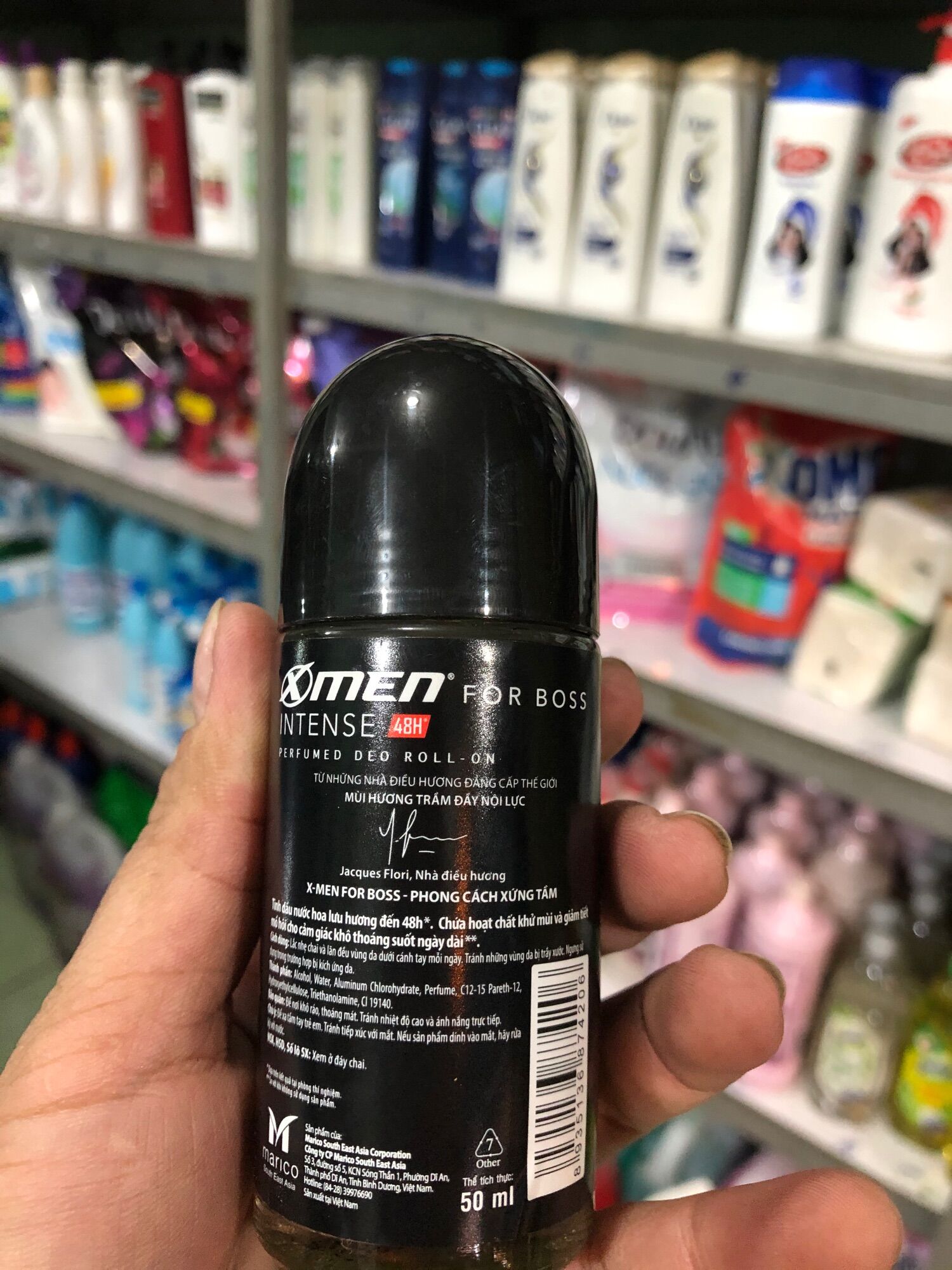Lăn khử mùi Xmen for Bos chai 50ml
