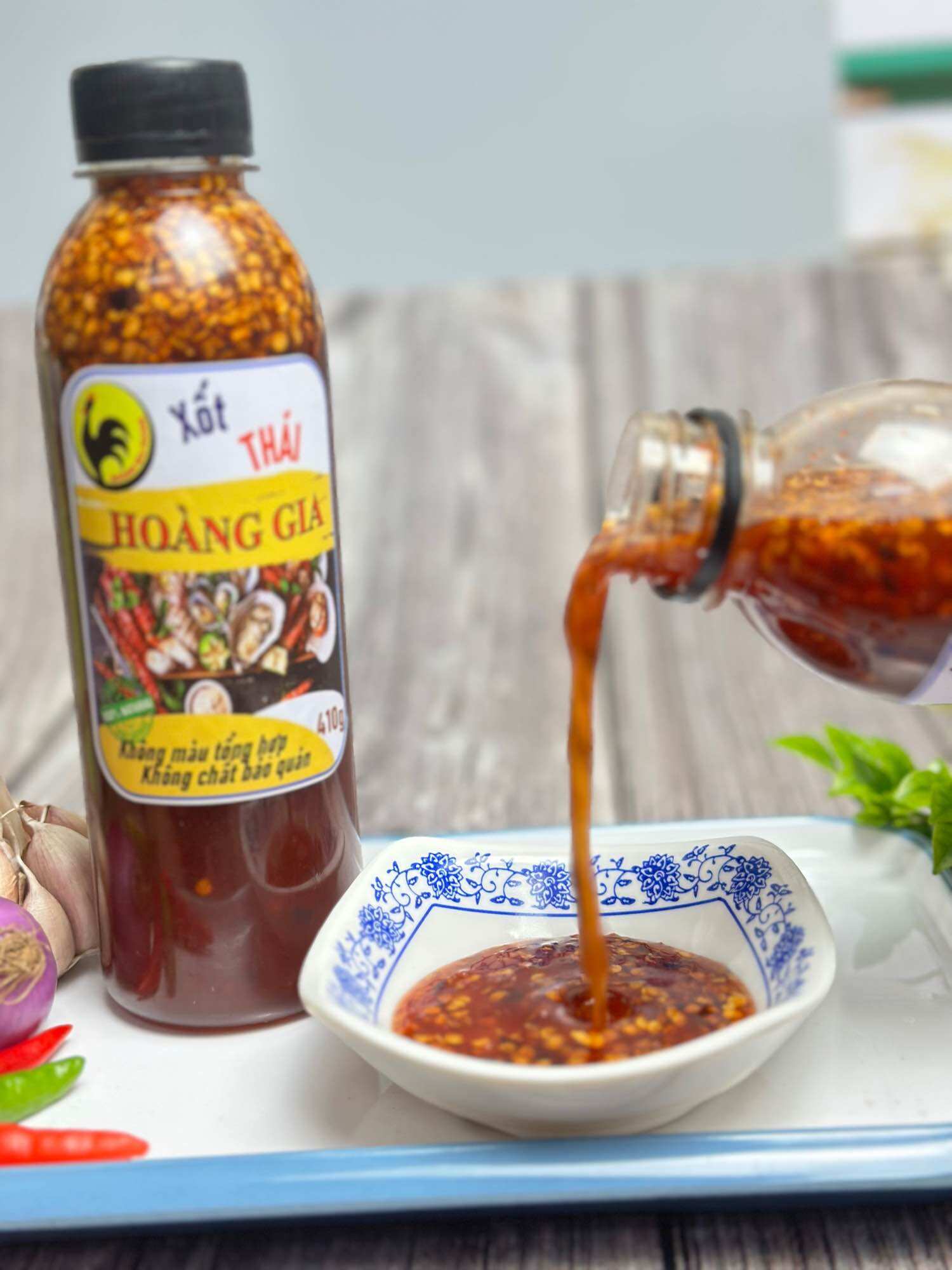 Combo 2 chai xốt Thái HOÀNG GIA ưu đãi MUA 2 TẶNG 1, Xốt thái trộn sẵn, xốt thái ngon, xốt thái thần thánh, xốt thái trộn chân gà, xốt thái trộn mì