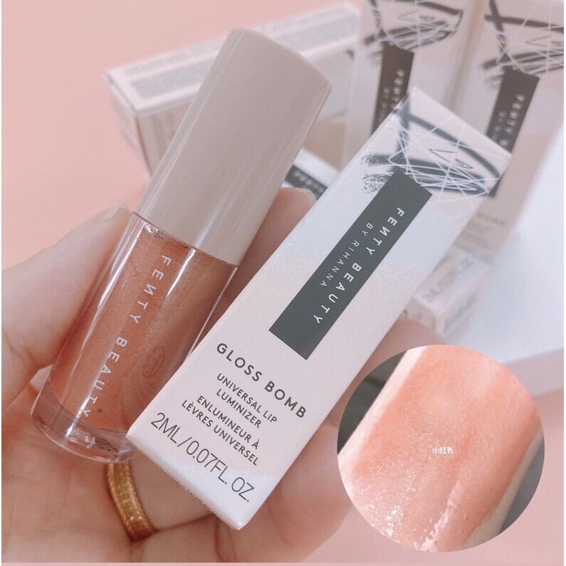 Minisize 2ml - Son Bóng Fenty Glow Gloss Bomb - màu Fenty Glow