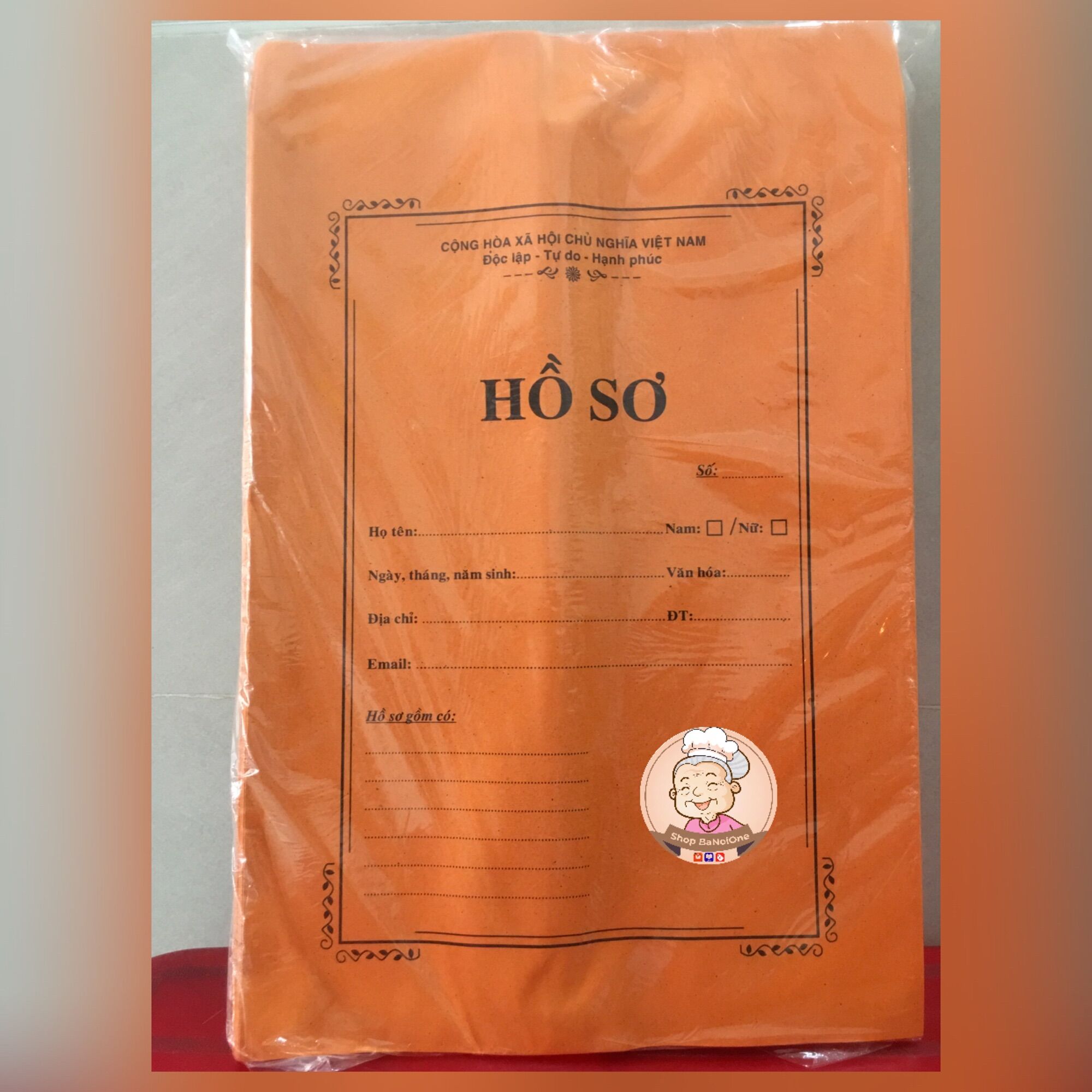 [HCM]Bìa hồ sơ xin việc khổ F4-SL:100 bìa/xấp
