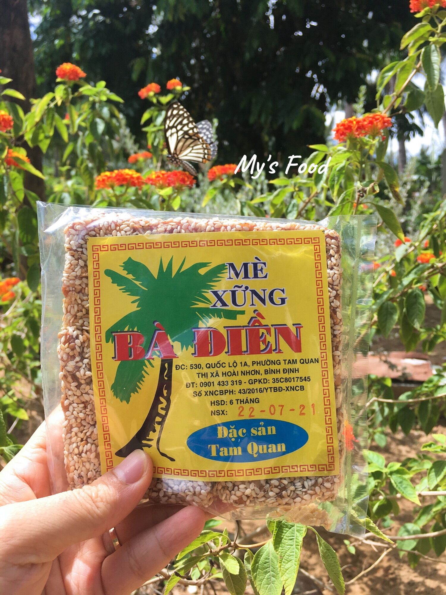 Mè xửng Bà Điền đặc sản Tam Quan 200gr