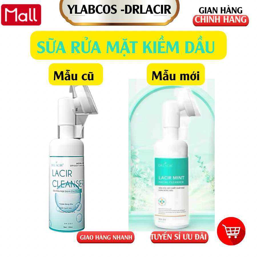 Sữa rửa mặt kiềm dầu dr lacir lamer care [chính hãng]