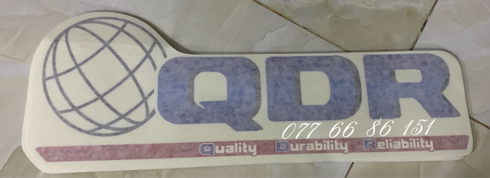 Tem Chữ Dán QDR cho xe tải.Tem Xe Tải Hino