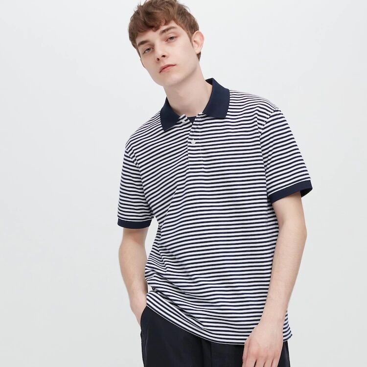 Áo polo kẻ Uniqlo