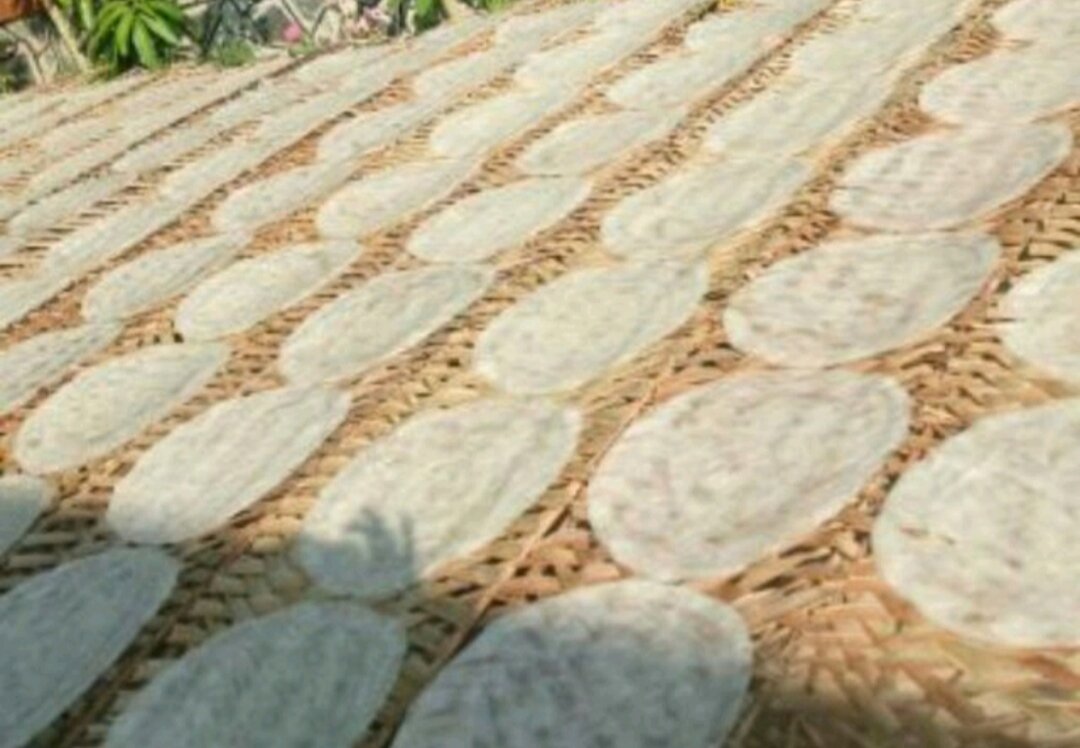 bánh tráng nước cốt dừa  Bến Tre 10 cái 35k