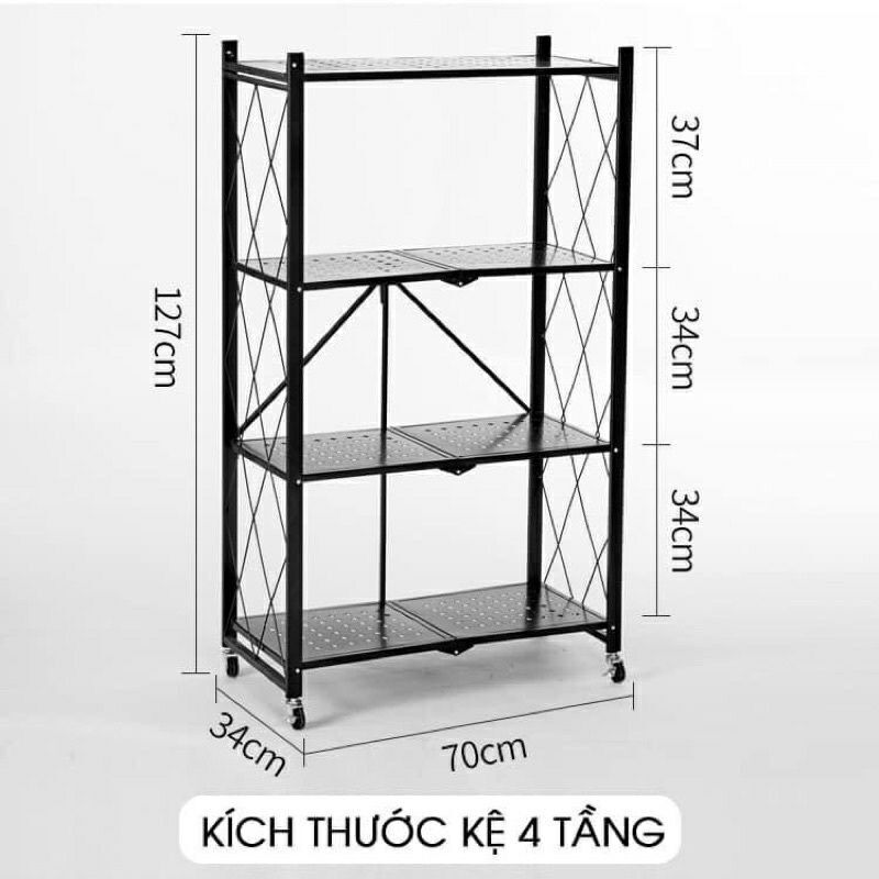 Kệ đựng đồ đa năng gấp gọn , Kệ sắt gấp gọn