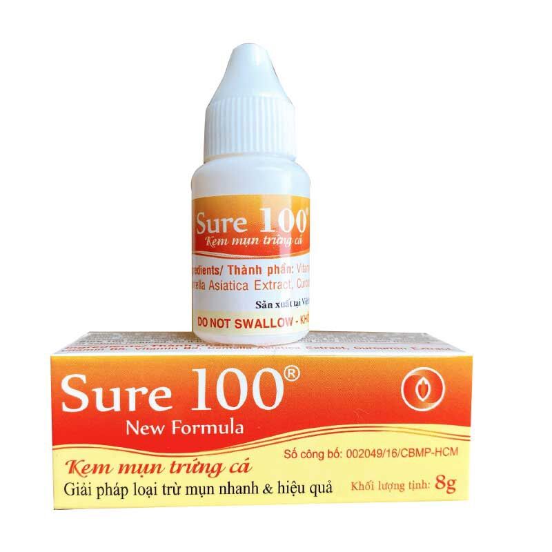 Kem mụn trứng cá sure 100