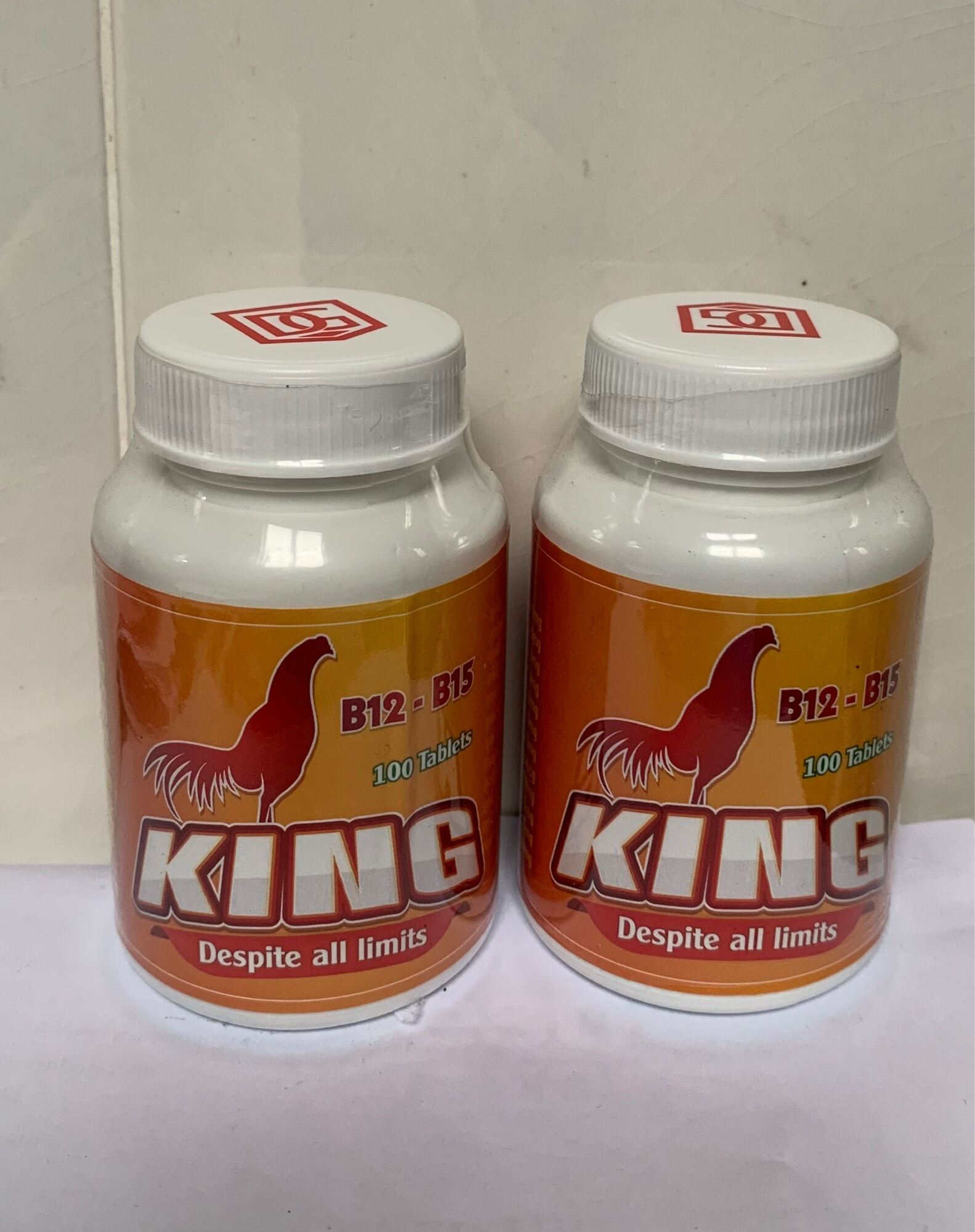 Thuốc nuôi gà Combo 2 hộp KING B12-B15 vitamin