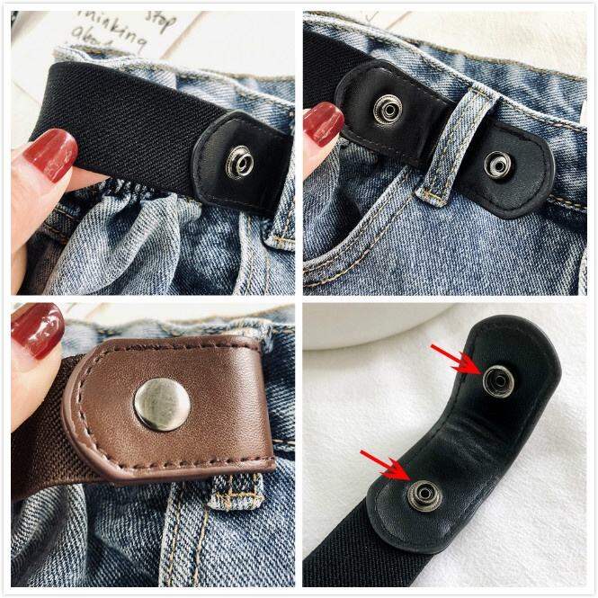 Thắt lưng/Dây Lưng Dây Nịt Thun Móc Quần Tụt Bóp Eo Co Giãn Điều Chỉnh Kích Thước