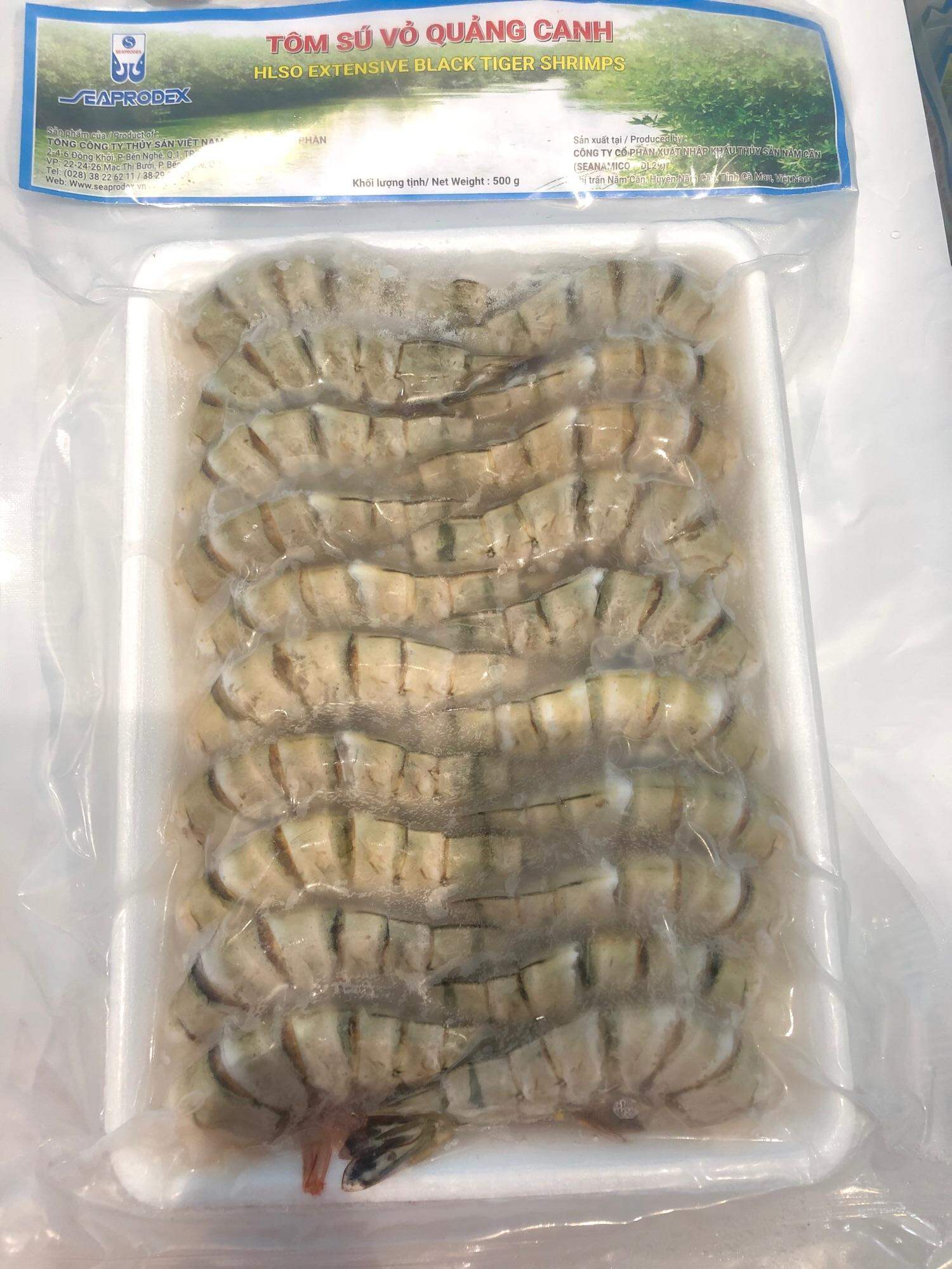 Tôm sú vỏ quảng canh Seaprodex kích cỡ 16/20 - 500gr