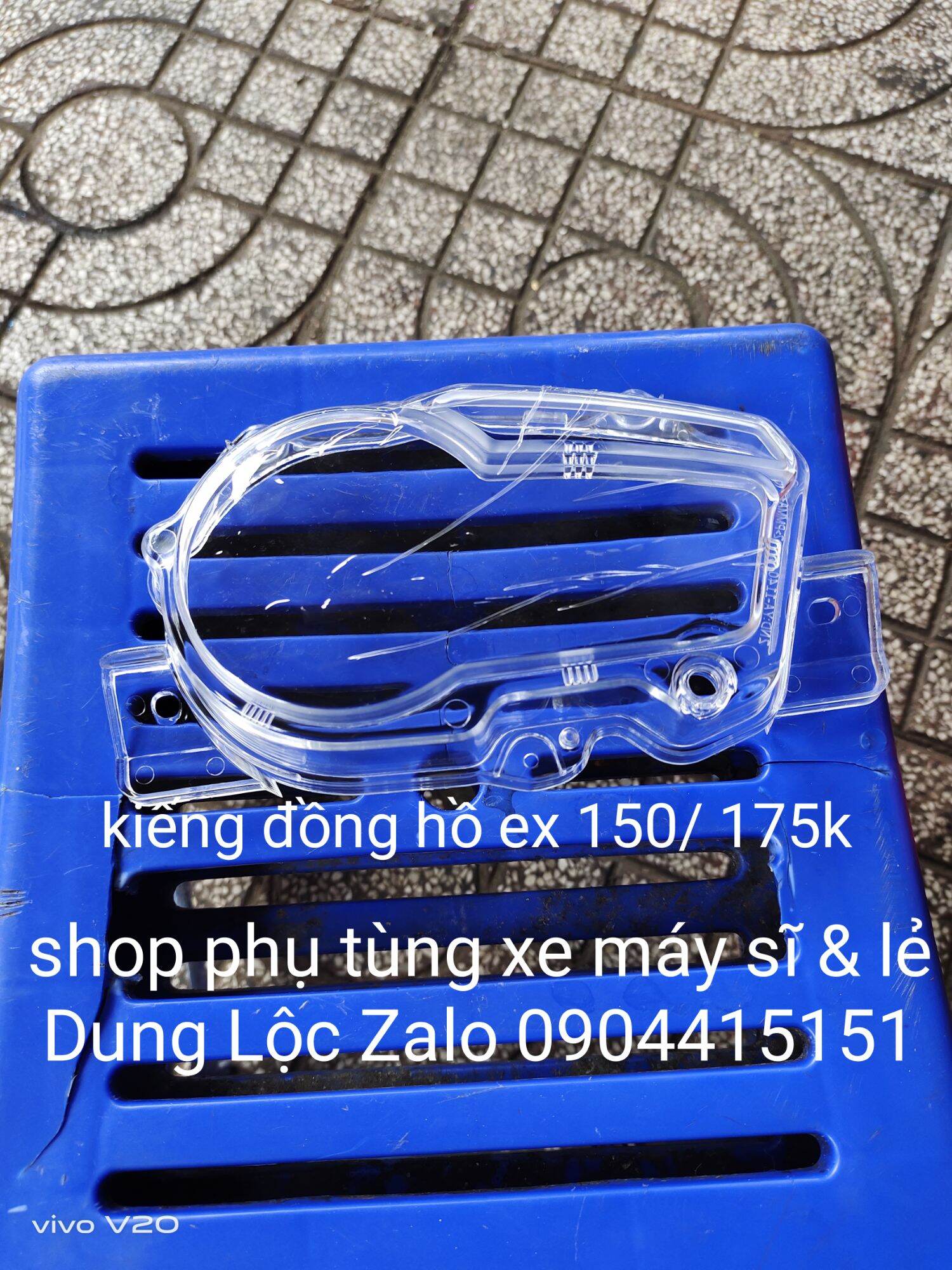 Mặt kiếng đồng hồ dùng cho dòng xe yamaha Exciter 150cc, hàng zin chính hàng yamaha.