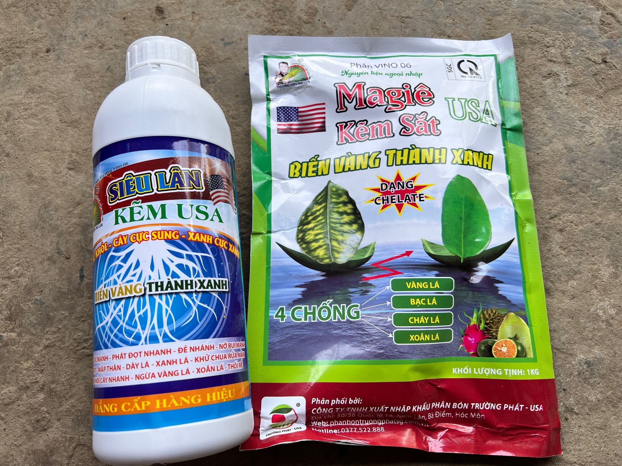Combo phân bón kích rễ xanh cây trừ bệnh vàng lá gân xanh mai vàng