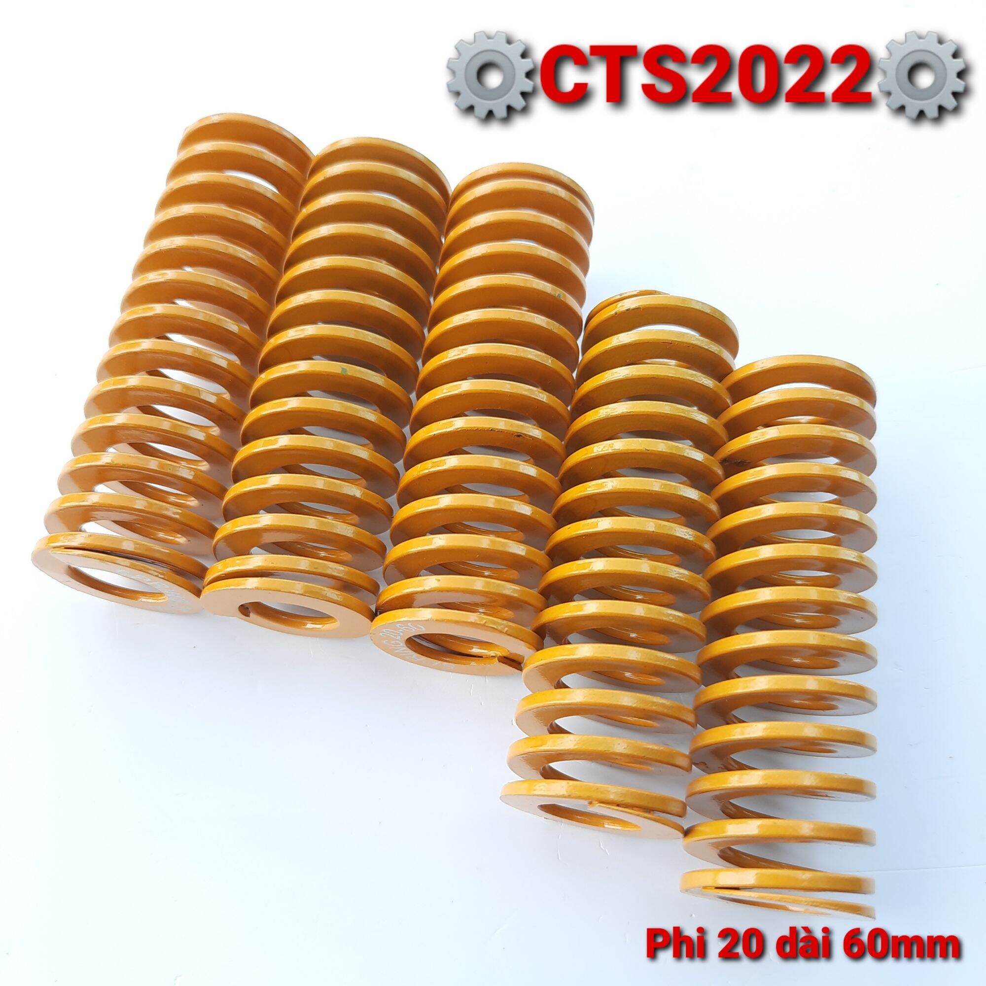 Lò xo nén chuyên dụng phi 20 dài 60mm