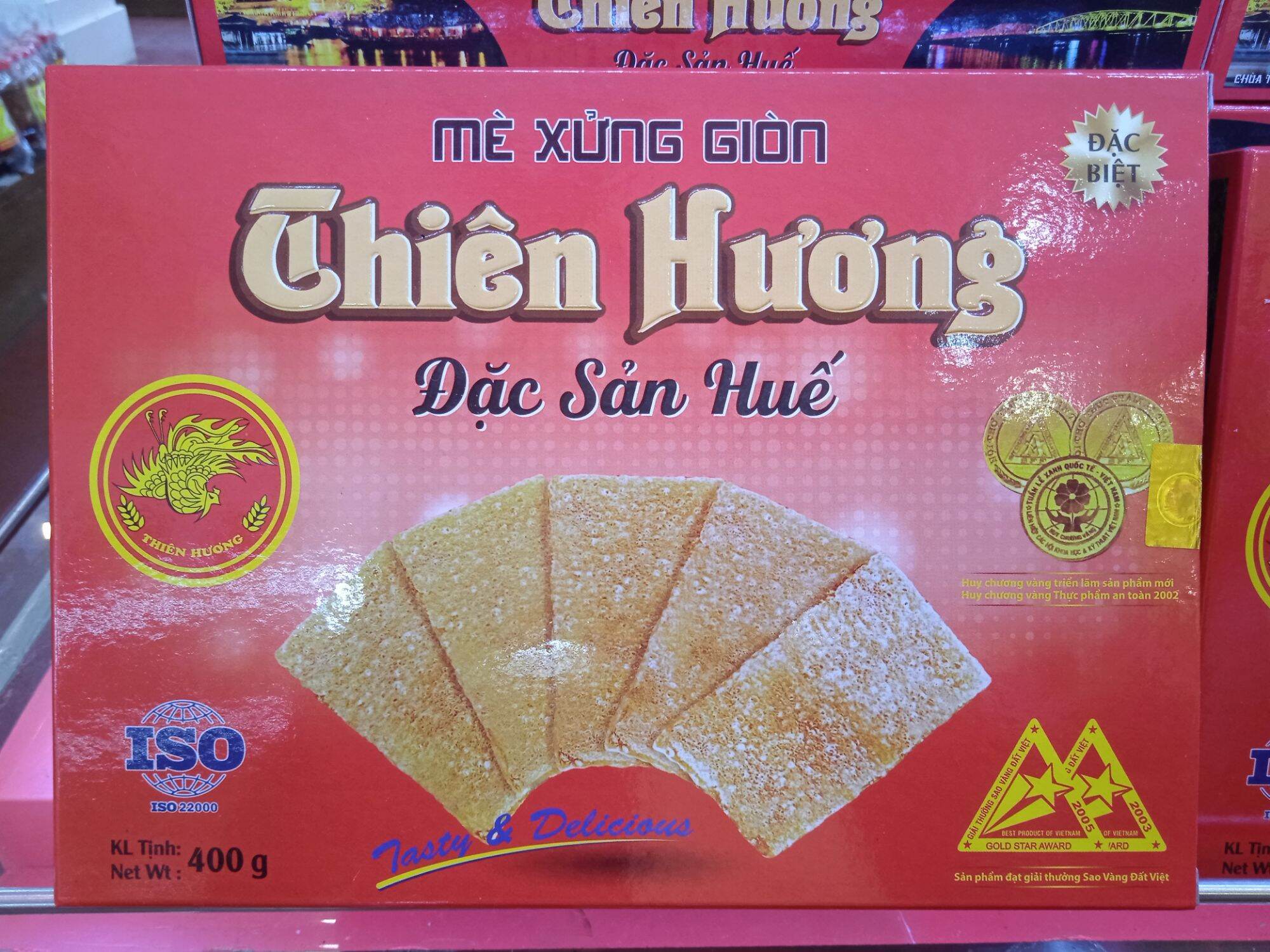 Mè xửng giòn hộp 400g