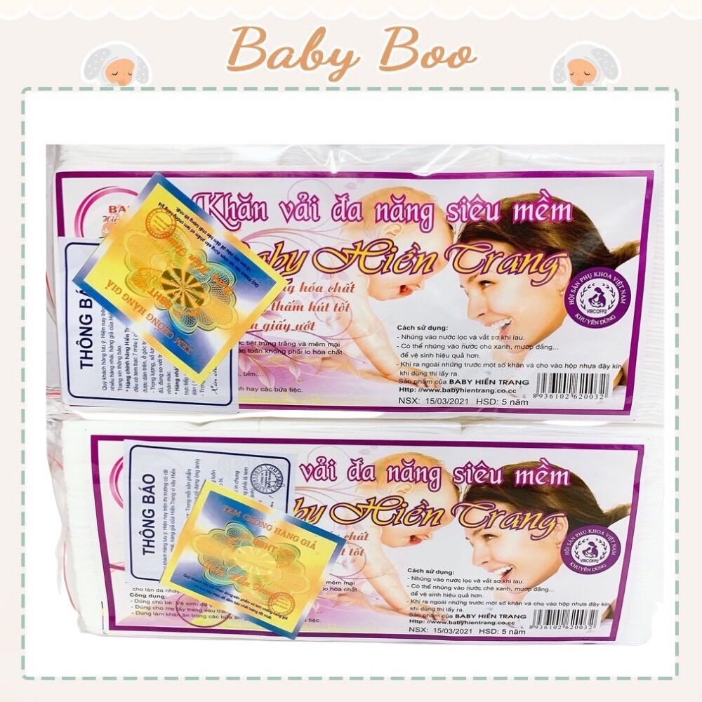 Khăn khô đa năng, khăn vải khô đa năng hiền trang siêu mềm loại dày 190g