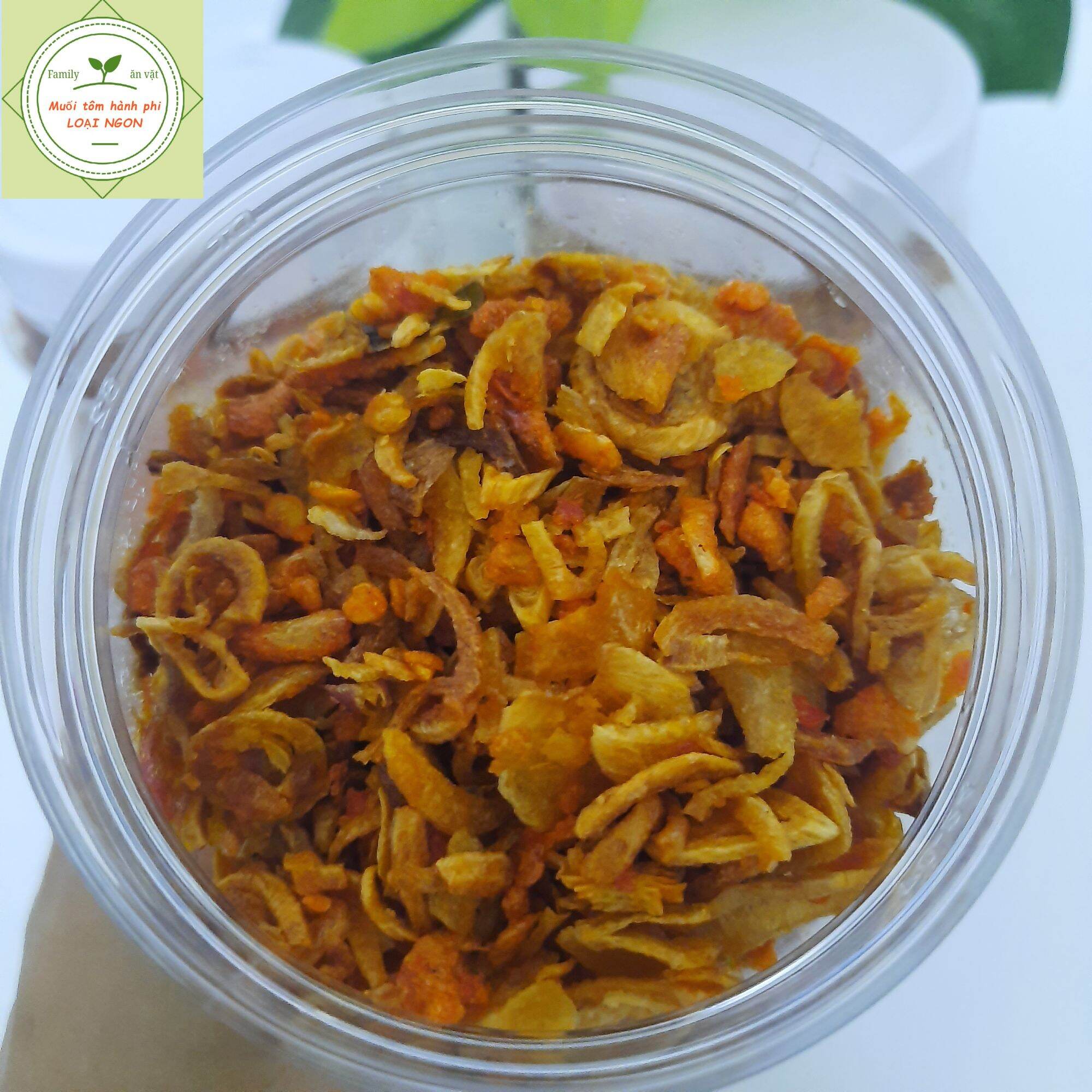 Muối Tôm Hành Phi (ĐẶC BIỆT) - Loại Ngon không bột - Hũ 200gr