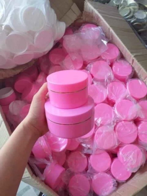 hủ đựng kem body 150gr [màu vàng]
