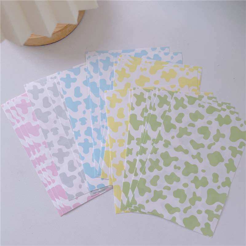 GIẤY NỀN BACKGROUND SIZE A5 NHÉT TOPLOADER, SHEET BINDER TRANG TRÍ DÁN TƯỜNG KPOP RETRO