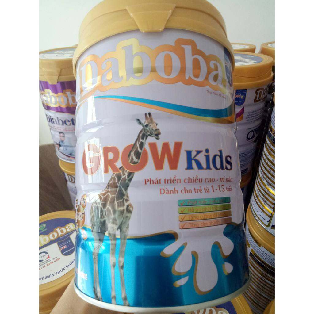Sữa bột Daboba Growkids 900g - Tăng chiều cao, phát triển trí não