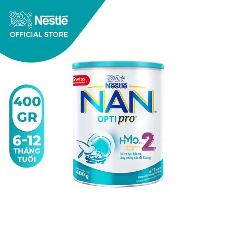 Sữa Bột Nestle Nan Optipro HMO 2 - Hộp 400g