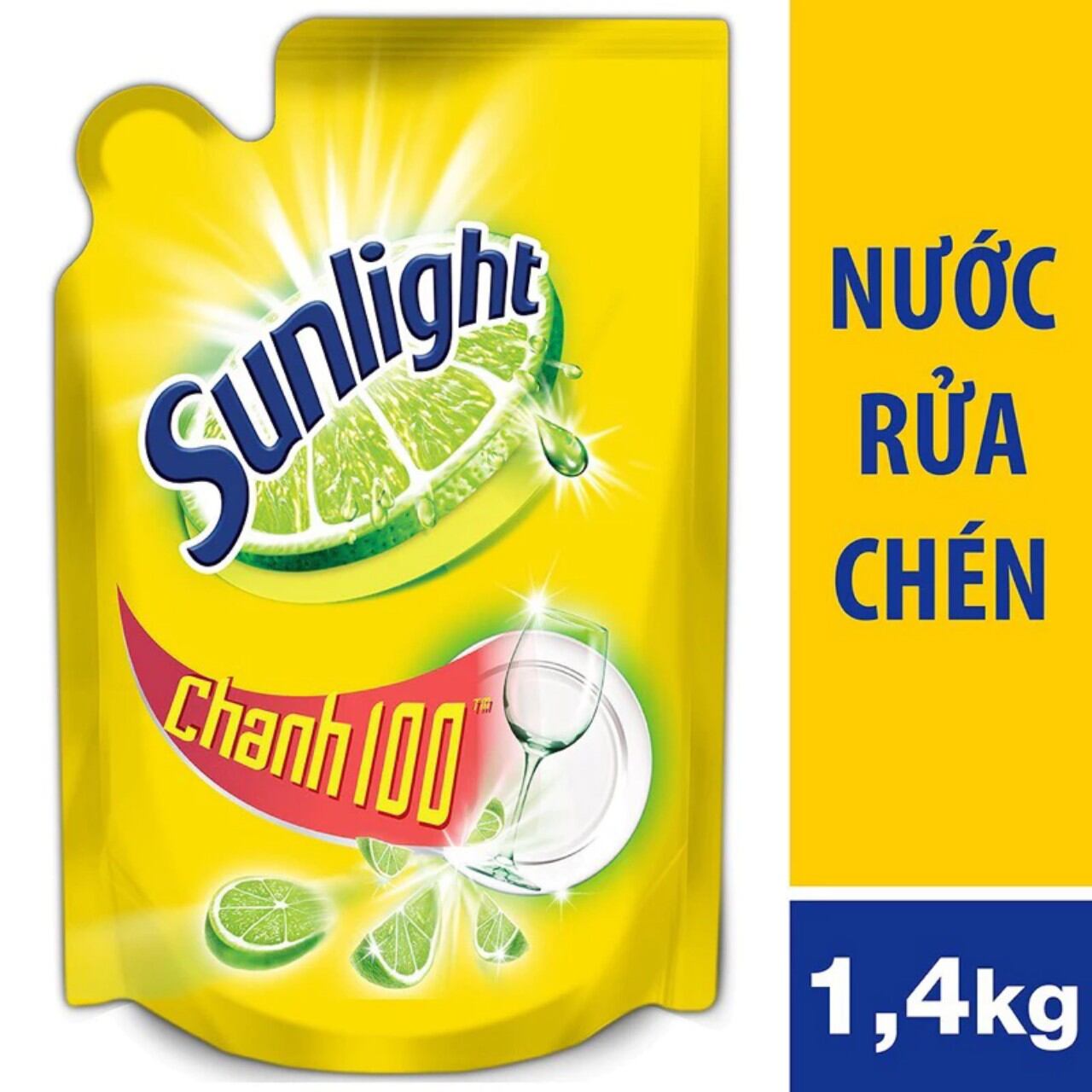 Nước rửa chén sunlight chanh 1,4kg