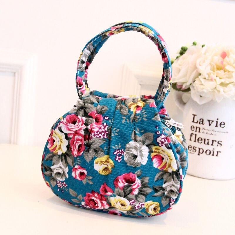 Túi Vải Canvas Phong Cách Dân Tộc Túi Xách Cho Phụ Nữ Trung Niên Và Cao Tuổi Túi Vải Thêu Túi Xách Nhỏ Cho Bà Mẹ Trung Niên