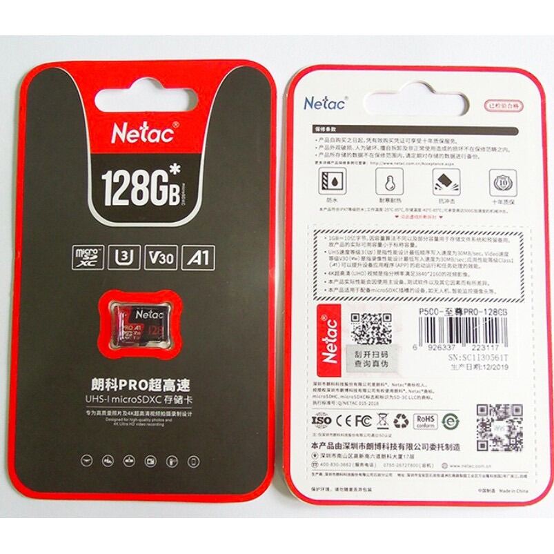 Thẻ Nhớ NeTac 128G