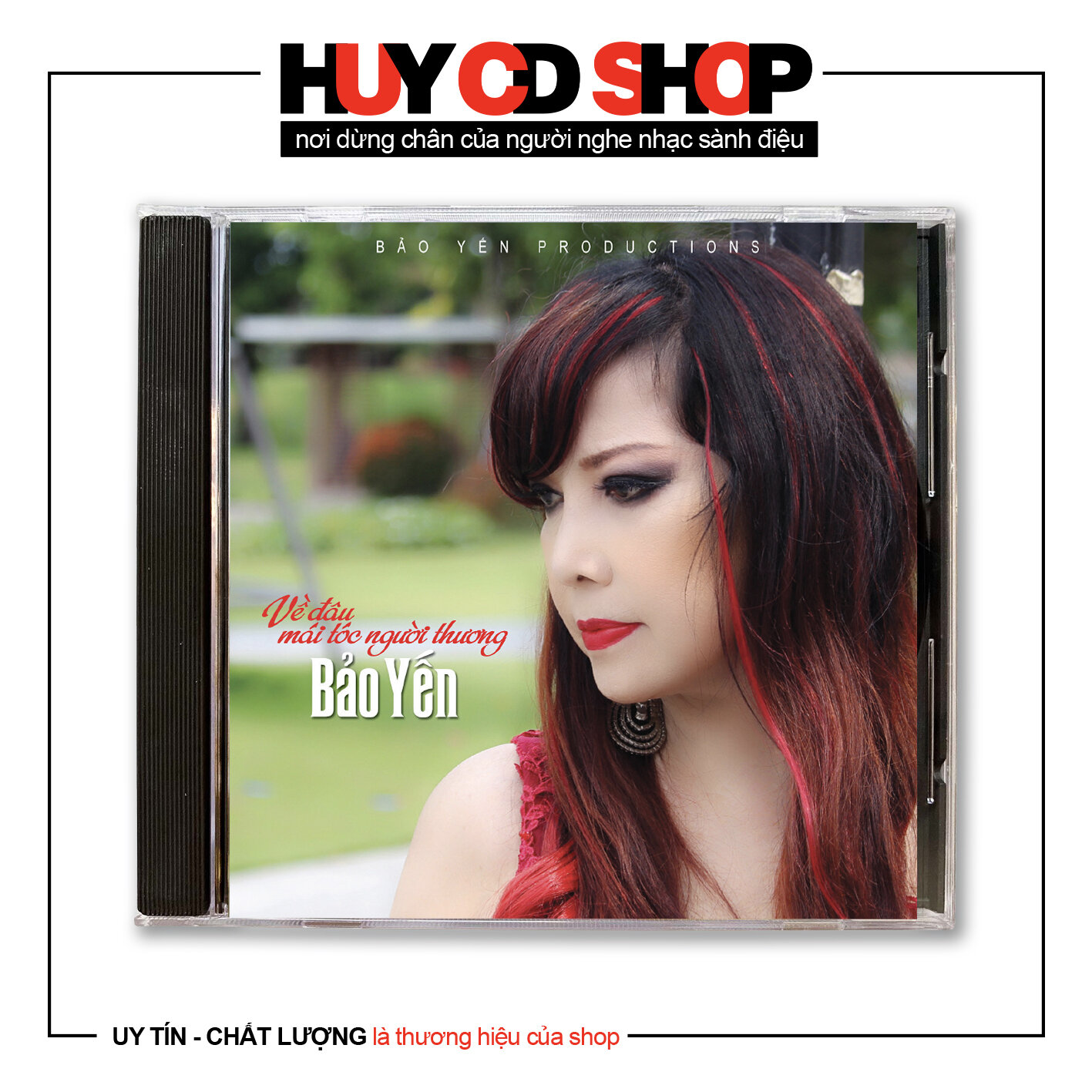 Đĩa CD Bảo Yến Về đâu mái tóc người thương Nhạc vàng trữ tình Bolero Đĩa lòng Trắng Chất Lượng cao Âm Thanh chuẩn HUY CD SHOP