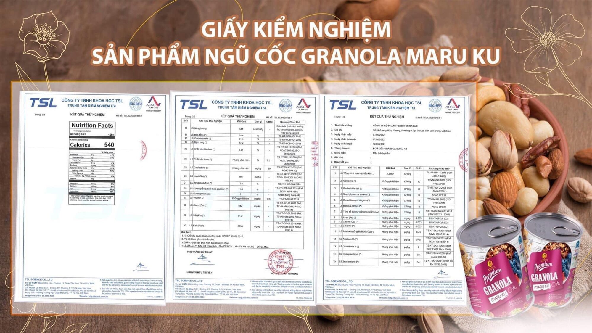 Ngũ cốc Granola Maru Ku ( hộp 500gr)
