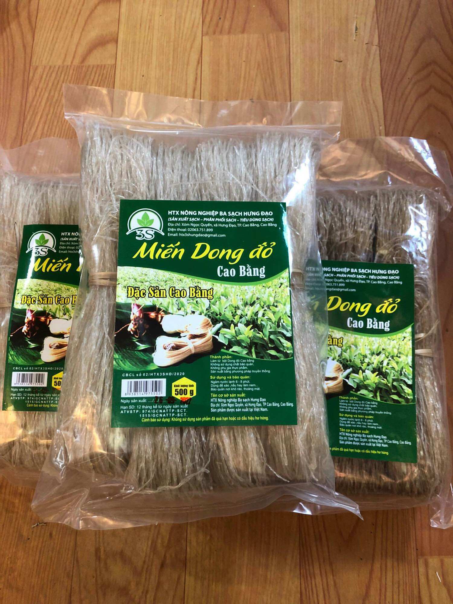 Miến Dong Đỏ Cao Bằng 300gram