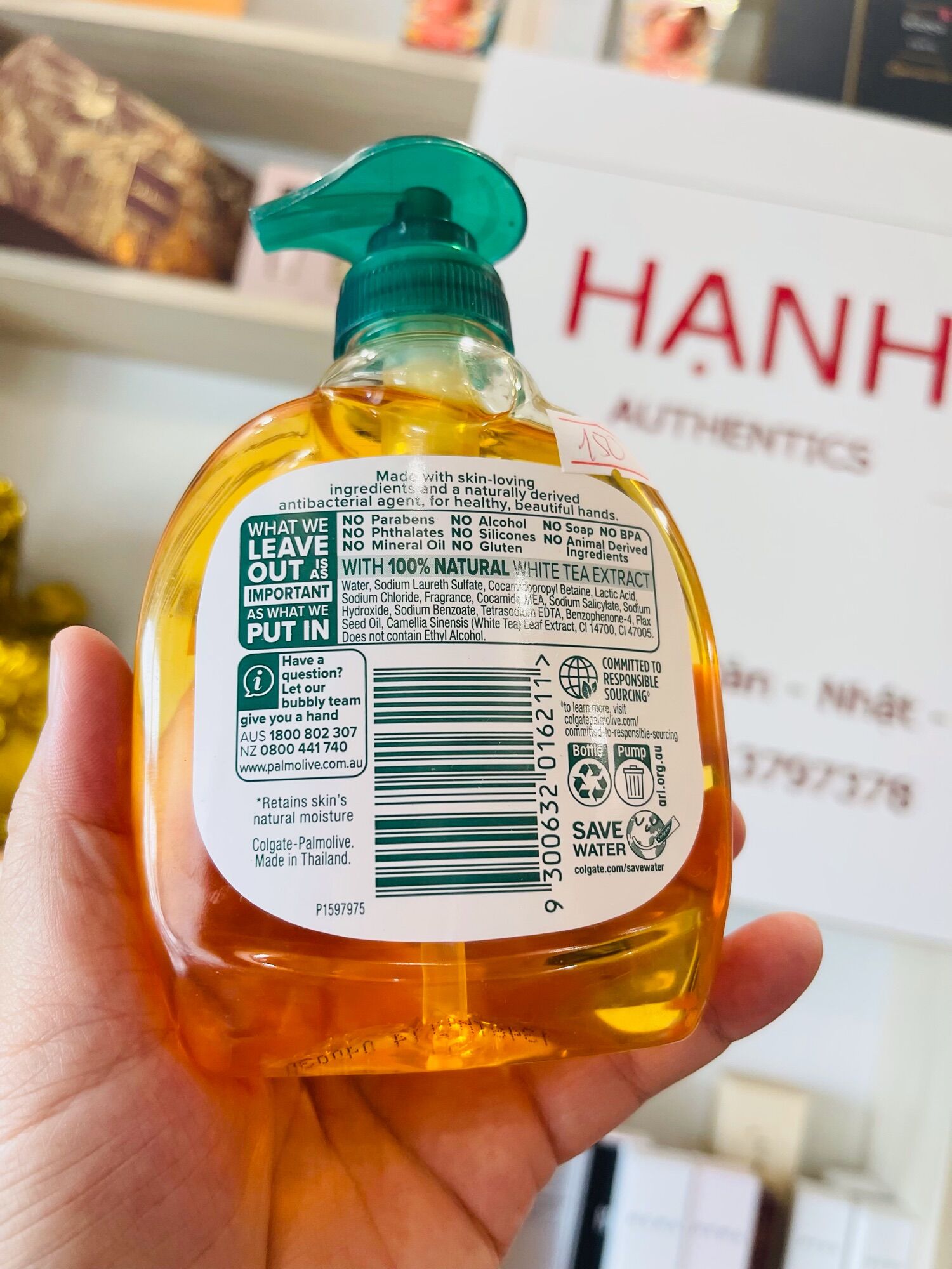 [HCM]Nước rửa tay Palmolive Nội Địa Úc 250ml