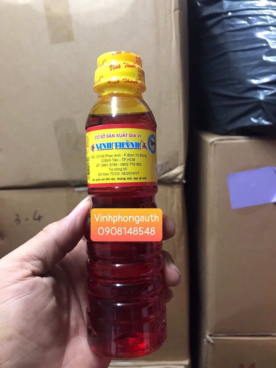 Dầu hạt điều đỏ Vinh Thành 250ml