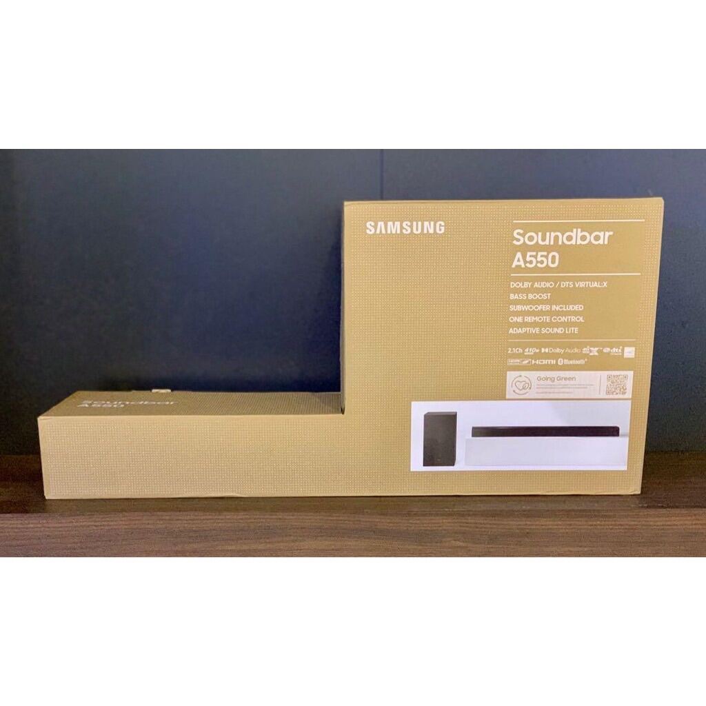 [CHÍNH HÃNG]Loa thanh soundbar, Loa Samsung 2.1ch A550 410W (2021) - Bảo Hành 12 tháng