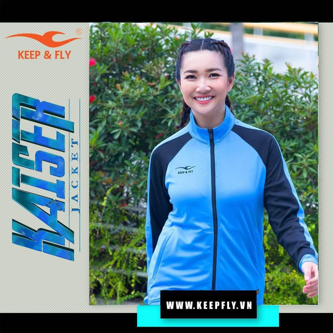 [CHÍNH HÃNG] ÁO KHOÁC THỂ THAO NAM NỮ KAISER KEEP&FLY CHẤT THUN CO DÃN