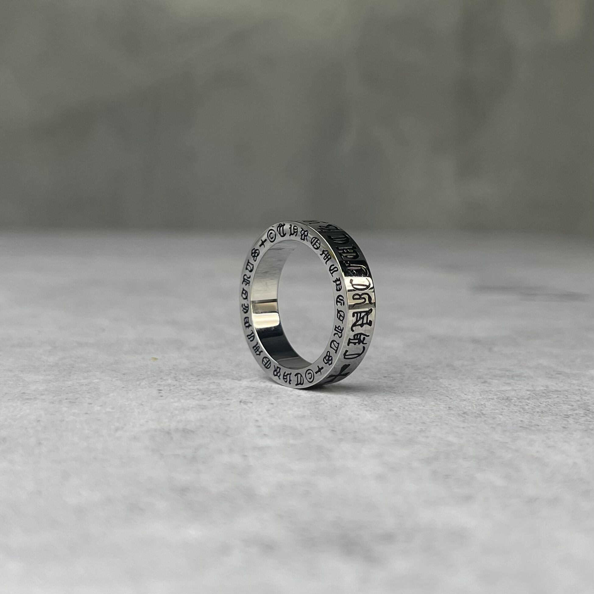 NHẪN CHROME HEART THÉP TITAN 25