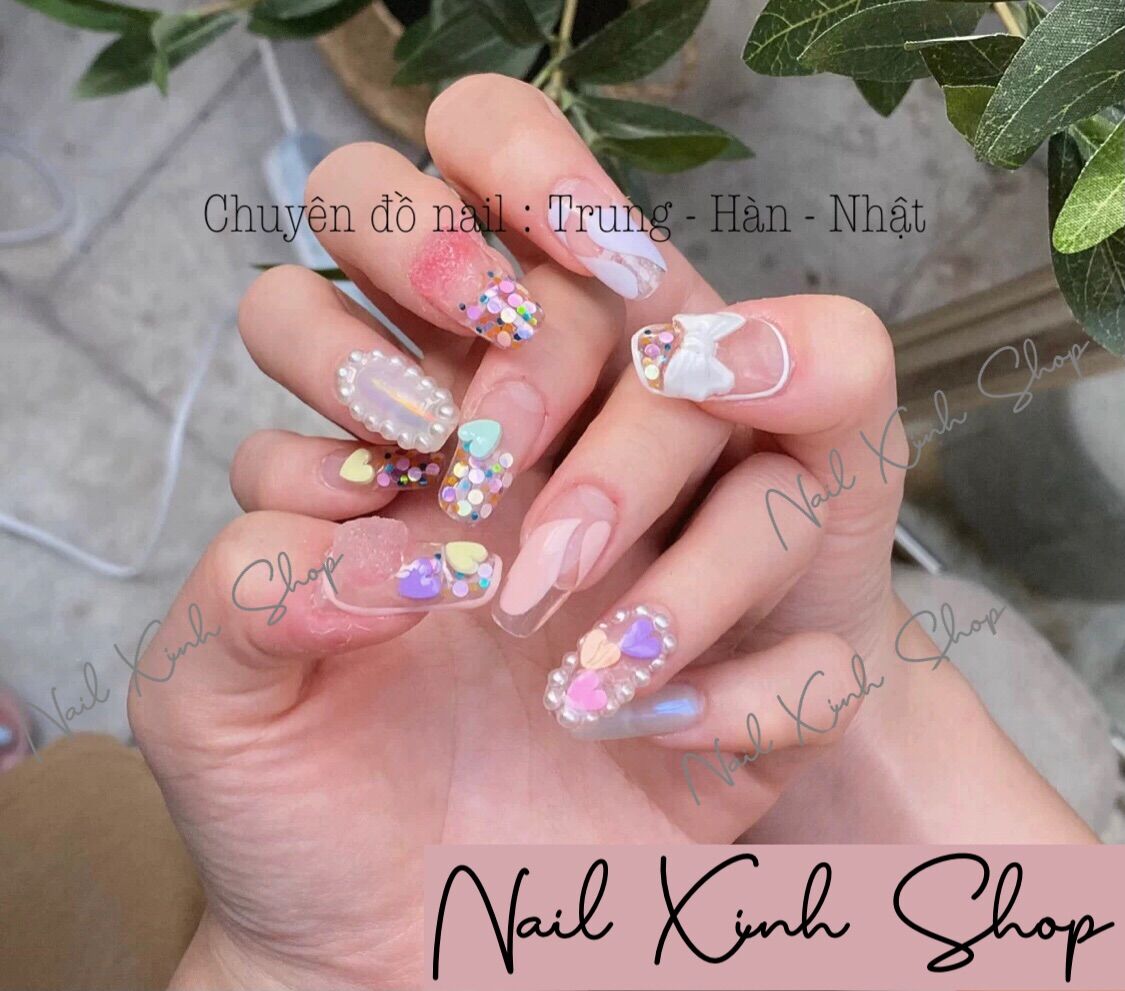 [Hot] Charm kẹo dẻo làm nail - DIY - kẹo đính móng