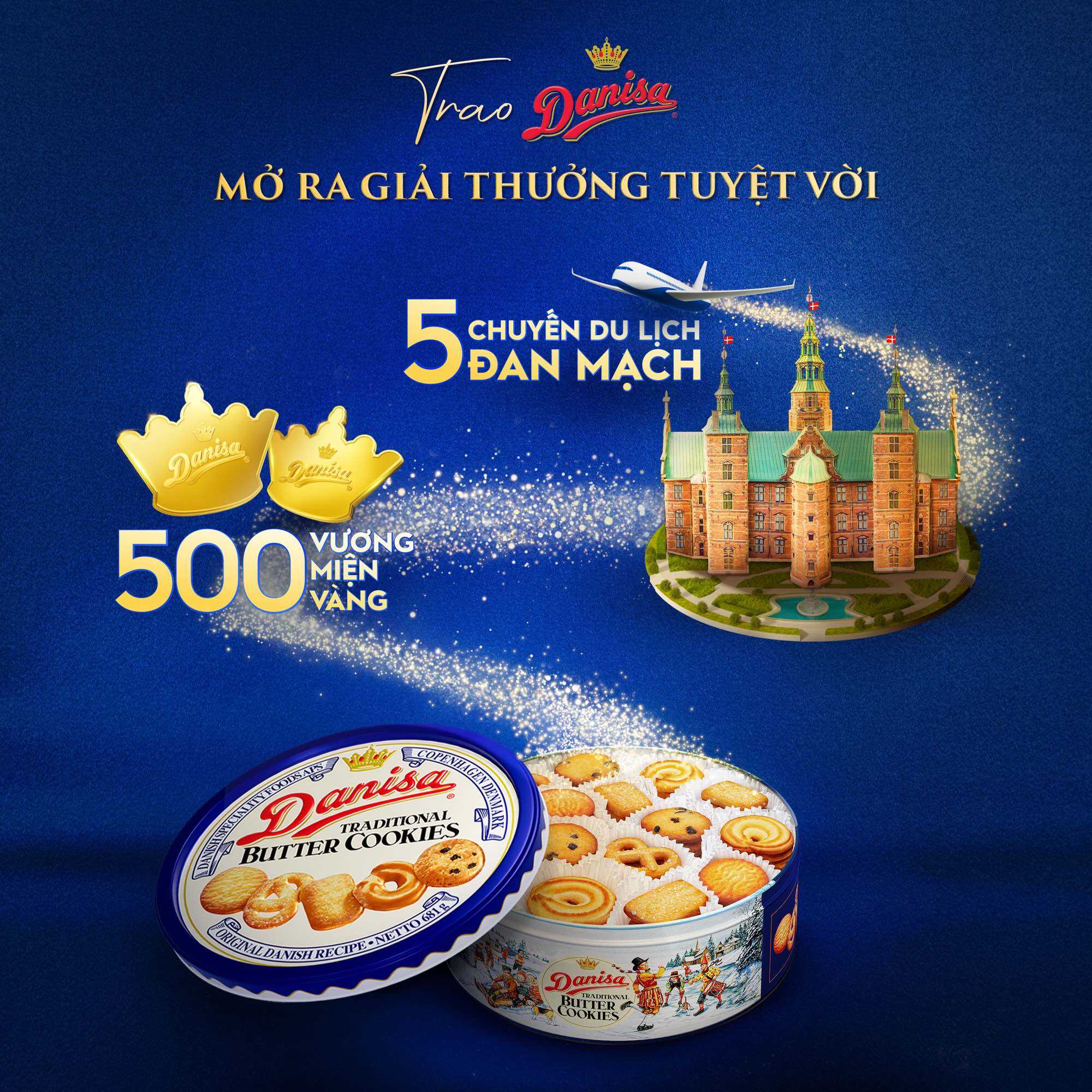 BÁNH QUY BƠ DANISA 454G