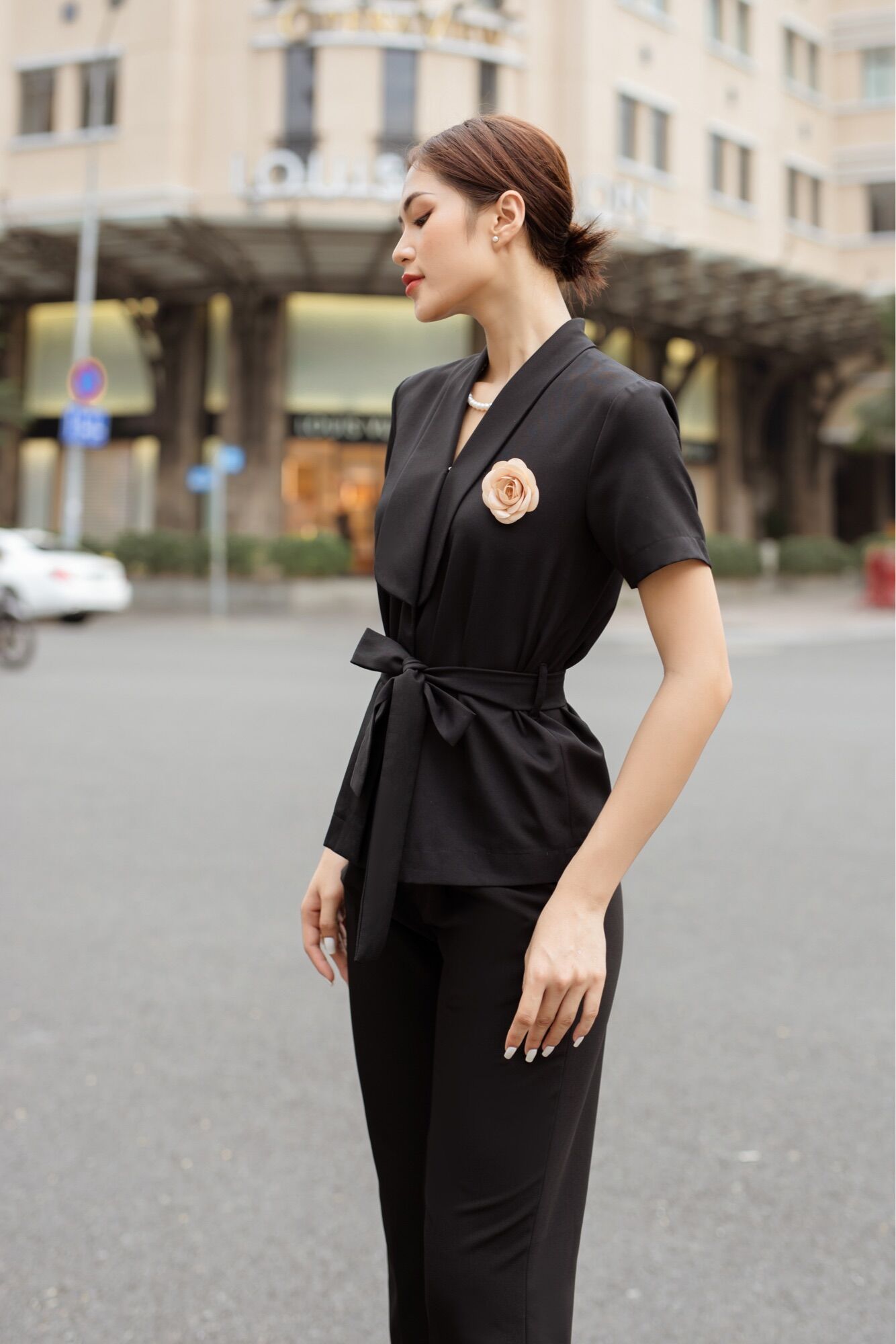 Clothesrack Sammie top wt sleeves/ áo cổ sam có tay
