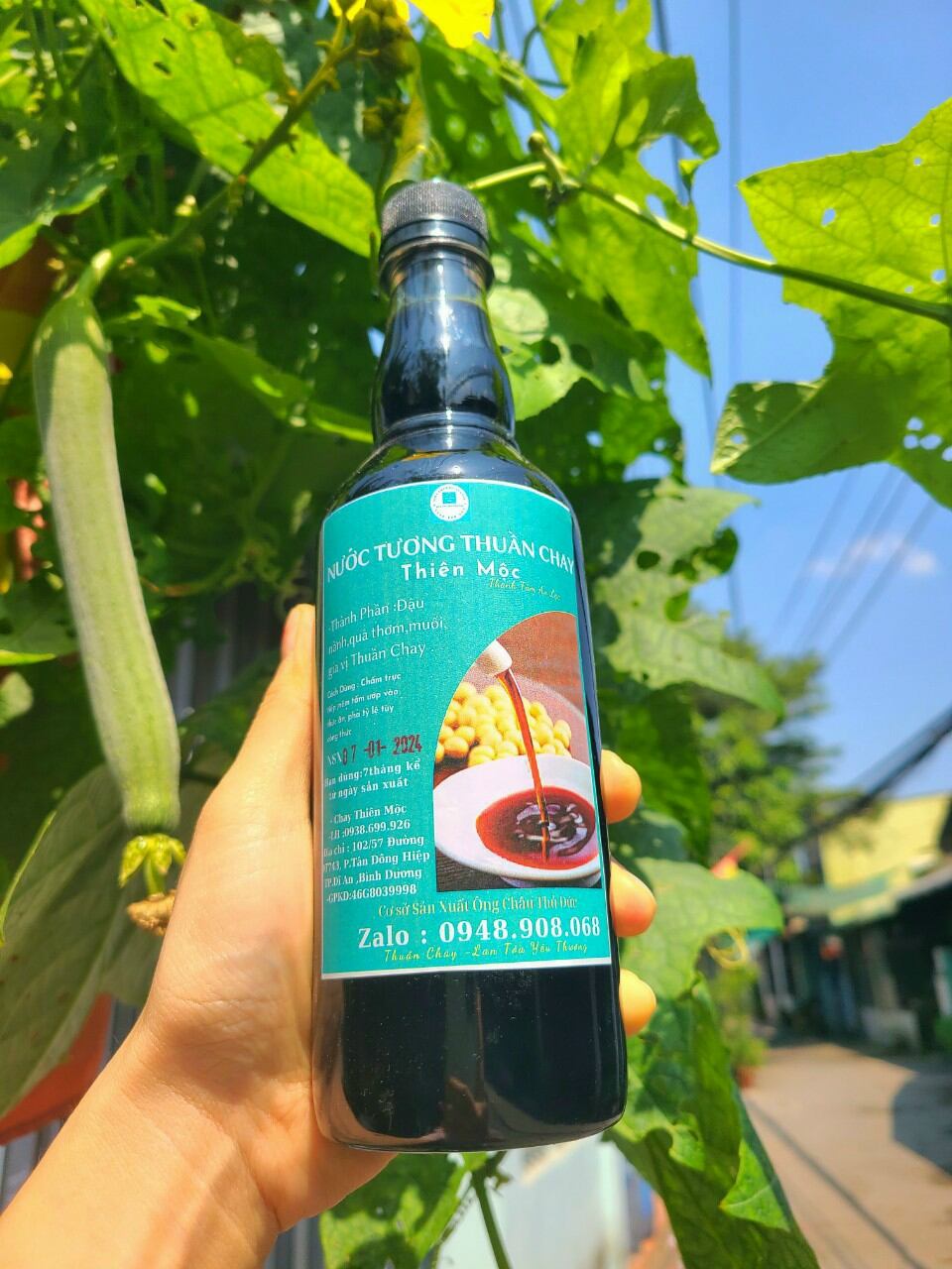 Nước tương thuần chay 600g