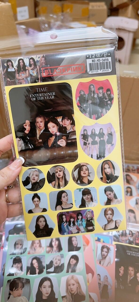 Sticker Blackpink mẫu mới đã cắt sẵn