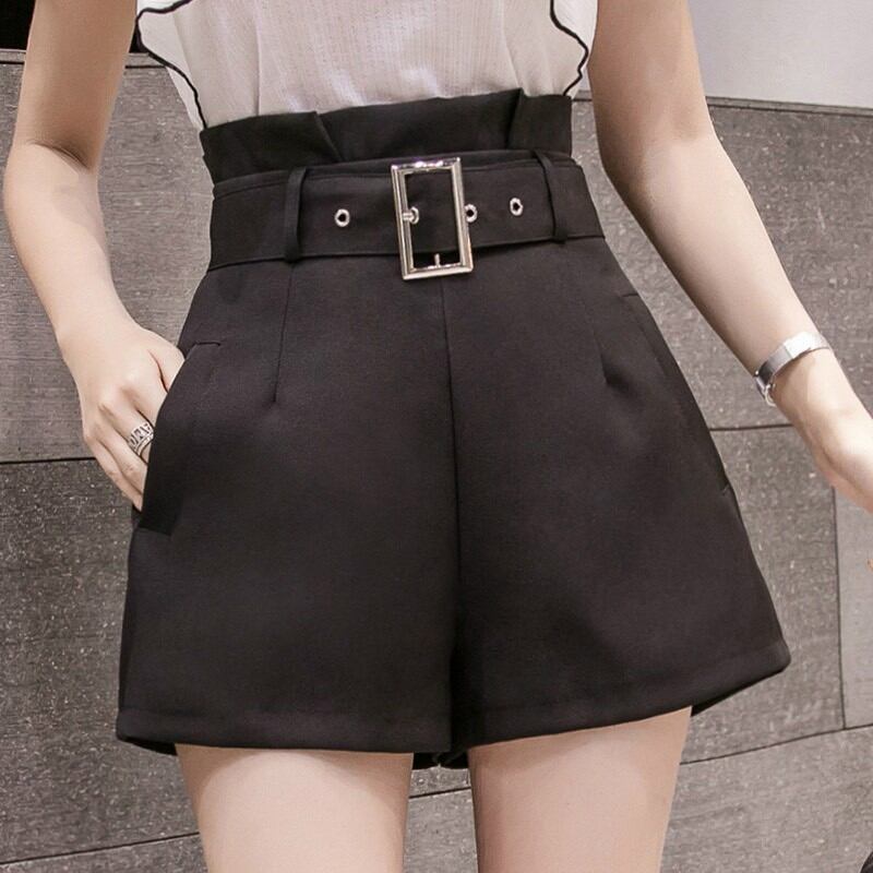 Quần short kiểu tuyết mưa kèm thắt lưng form dưới 50kg