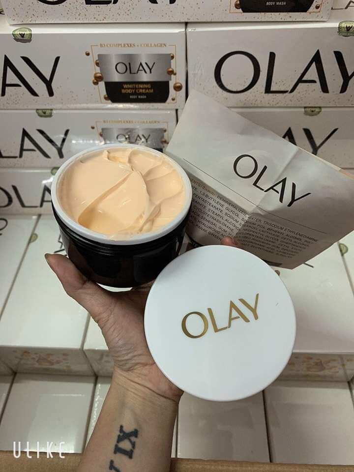 Kem body trắng da olay thailan